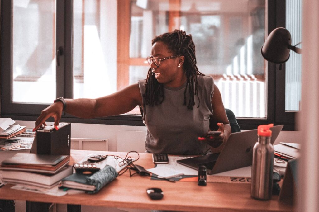 Maryline Monteiro, dirigeante de l'Atelier Fab, agence comunication print et créative !